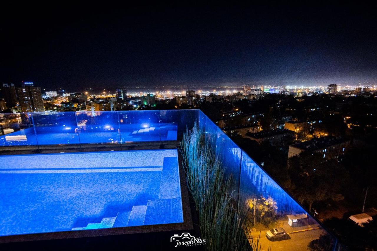 Serene - Infinity Cview Pool - 4 Bedrooms Luxury Penthouse Haifa Exterior photo