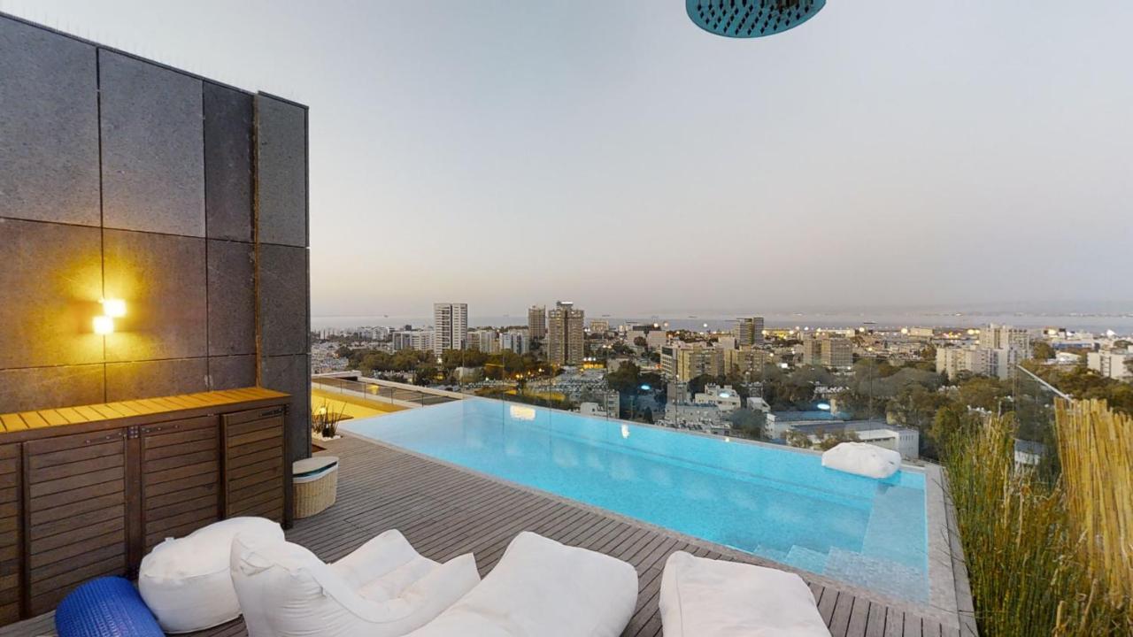 Serene - Infinity Cview Pool - 4 Bedrooms Luxury Penthouse Haifa Exterior photo